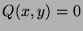 $ Q(x,y) = 0$