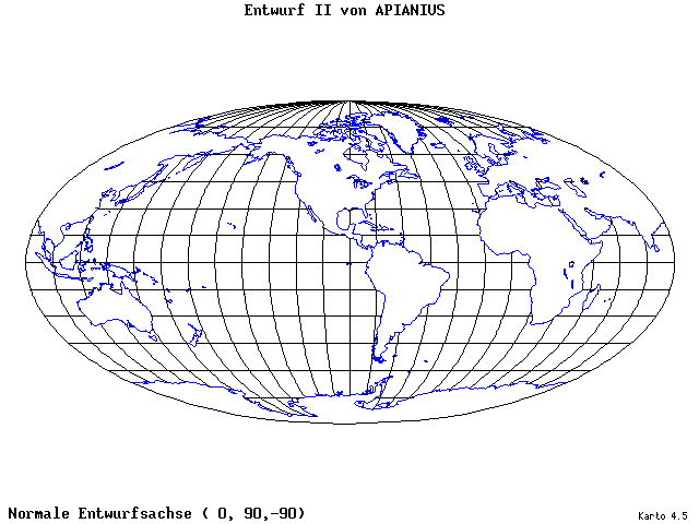 Apianius II - 0°E, 90°N, 270° - standard