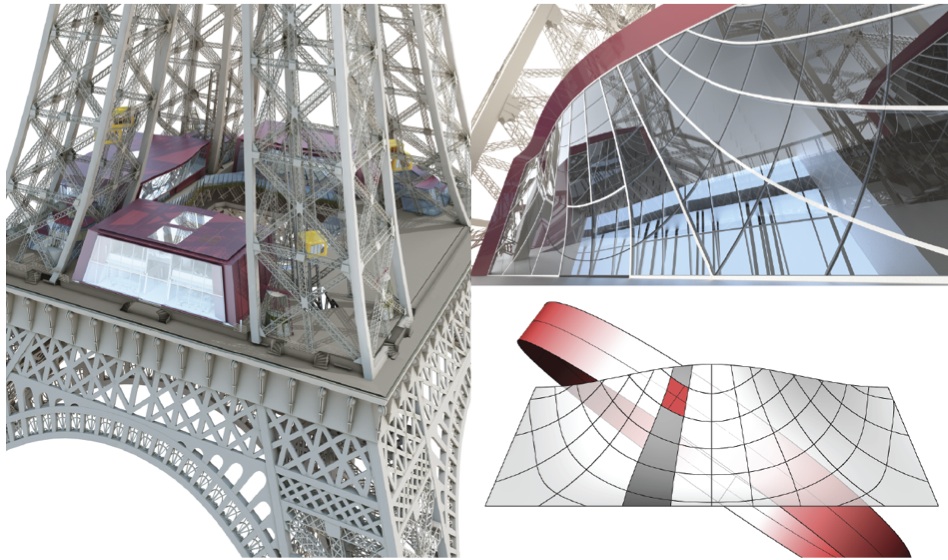 Overview Eiffel Tower Pavilions
