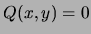 $Q(x,y) = 0$