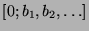 $ [0; b_1, b_2, \ldots]$