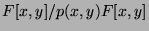 $ {F}[x,y]/p(x,y){F}[x,y]$