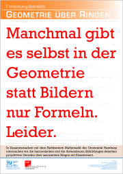 Poster Geometrie über Ringen