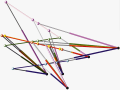 Linear pentapod of SG type