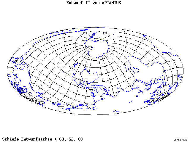 Apianius II - 60°W, 52°S, 0° - standard