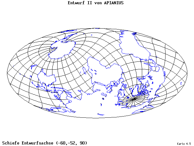 Apianius II - 60°W, 52°S, 90° - standard