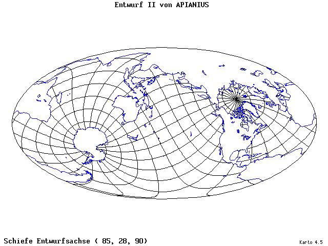 Apianius II - 85°E, 28°N, 90° - standard