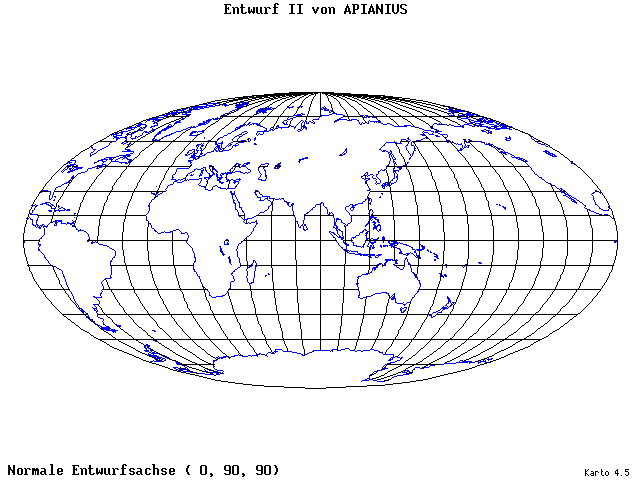 Apianius II - 0°E, 90°N, 90° - standard