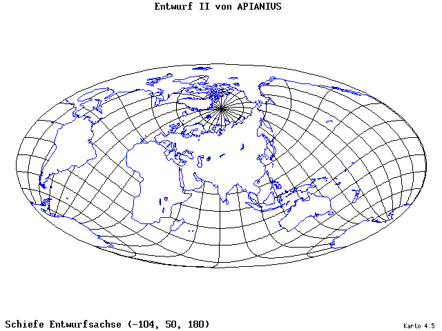 Apianius II - 105°W, 50°N, 180° - standard
