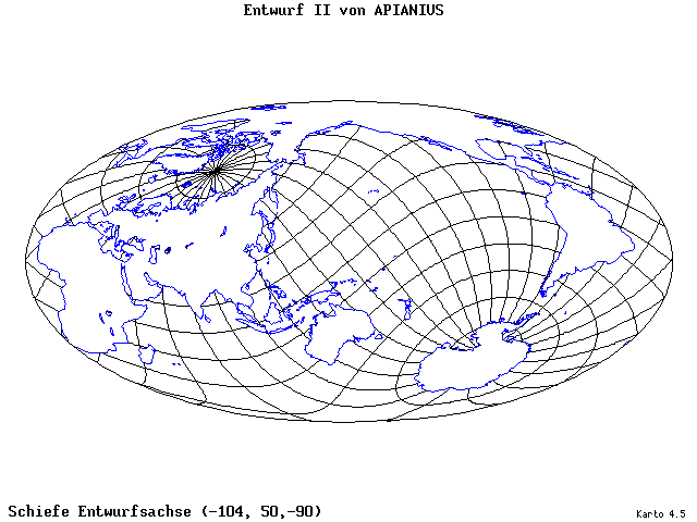 Apianius II - 105°W, 50°N, 270° - standard