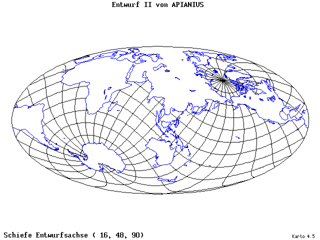 Apianius II - 16°E, 48°N, 90° - standard