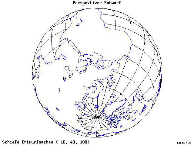 Perspective Projection - 16°E, 48°N, 180° - standard