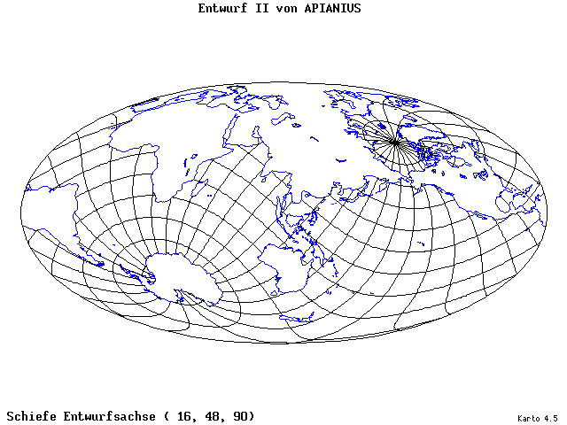 Apianius II - 16°E, 48°N, 90° - wide